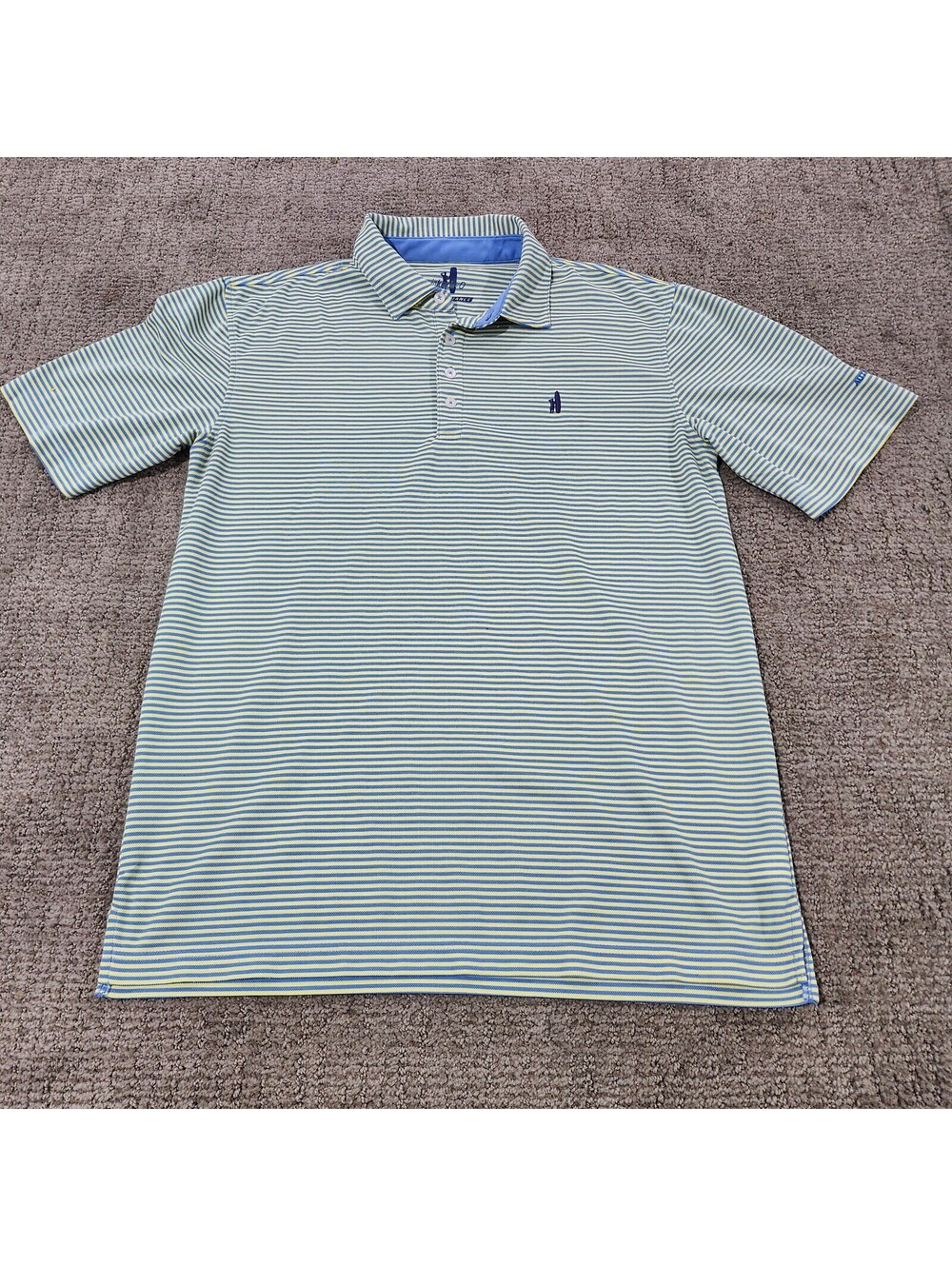 Johnnie-O Prep-formance Striped Polo Shirt Medium